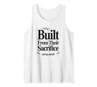 Construido a Partir de Sacrifice Latina Pride Camiseta sin Mangas