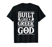 Construido como un Dios Griego Diseño de la Antigua Grecia Mitología Griega Camiseta