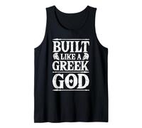 Construido como un Dios Griego Diseño de la Antigua Grecia Mitología Griega Camiseta sin Mangas