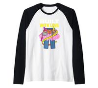 Construido con Amor Mujer En Humor Mujer Trabajadora De La Construcción Camiseta Manga Raglan