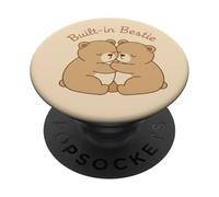 Construido en Mejor Amigo Lindo Hermano Oso a Juego PopSockets PopGrip Adhesivo