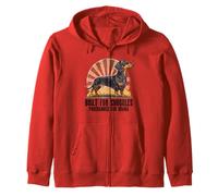Construido para acurrucarse Drama de perro salchicha de pelo corto Sudadera con Capucha