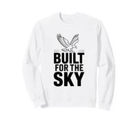 Construido para el espíritu de Aventura del águila cel Sudadera