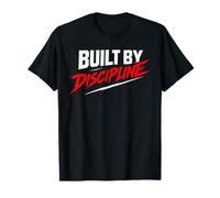 Construido por Discipline Motivational Streetwear - Mentalidad Fuerte Camiseta