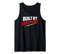 Construido por Discipline Motivational Streetwear - Mentalidad Fuerte Camiseta sin Mangas
