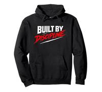Construido por Discipline Motivational Streetwear - Mentalidad Fuerte Sudadera con Capucha