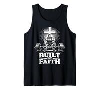 Construido por Faith Christian Workout Levantamiento de Pesas Gimnas Camiseta sin Mangas