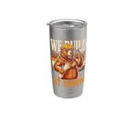 Construimos en Dawn Builder Bear Construction Vaso térmico de acero inoxidable de doble pared