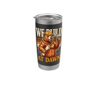 Construimos en Dawn Builder Bear Construction Vaso térmico de acero inoxidable de doble pared