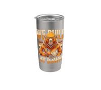 Construimos en Dawn Builder Bear Construction Vaso térmico de acero inoxidable de doble pared
