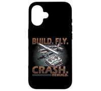 Construir Fly Crash Reconstruir avión RC Carcasa para iPhone 16