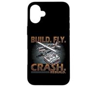Construir Fly Crash Reconstruir avión RC Carcasa para iPhone 16 Plus
