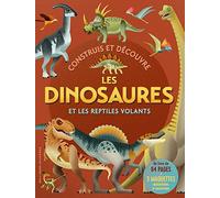Construis et découvre les dinosaures et les reptiles volants: Avec 3 maquettes motorisées à construire