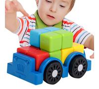 Construye tu propio coche - Juego de modelos de vehículos con bloques de construcción para niños | Juguete de construcción educativo preescolar | Regalo de Pascua para cumpleaños de niños y