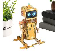 Construye Un Robot,Juguetes Educativos De Ingeniería De Madera - Kit Científicos Para Experimentos STEM - Para Principiantes Chicos Adolescentes Apasionados Aula Casa Escuela Vacaciones Día De Los
