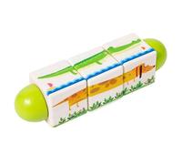 Construyendo juguetes para niños pequeños, juguetes para construir niños pequeños,Bloque de madera Juego de rompecabezas | Juguete educativo en el aula de preescolar creativo para niños niños niñas