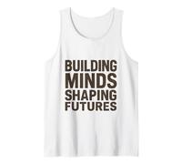 Construyendo mentes, dando forma a futuros - Vintage Educator Camiseta sin Mangas
