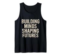 Construyendo mentes, dando forma a futuros - Vintage Educator Camiseta sin Mangas