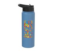 Construyendo mi camino hacia el segundo grado 100 días de escuela Stainless Steel Insulated Water Bottle