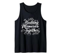 Construyendo Recuerdos Juntos Block Building Brick Builder Camiseta sin Mangas