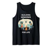 Construyendo Recuerdos para la Vida Camping Diversión al Aire Libre Camiseta sin Mangas