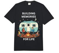 Construyendo Recuerdos para la Vida Camping Diversión al Aire Libre Comfort Colors Adult Heavyweight T-Shirt