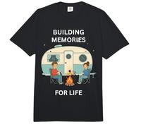 Construyendo Recuerdos para la Vida Camping Diversión al Aire Libre Comfort Colors Adult Heavyweight T-Shirt