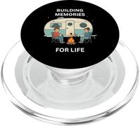 Construyendo Recuerdos para la Vida Camping Diversión al Aire Libre PopSockets PopGrip para MagSafe