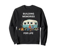 Construyendo Recuerdos para la Vida Camping Diversión al Aire Libre Sudadera
