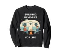 Construyendo Recuerdos para la Vida Camping Diversión al Aire Libre Sudadera