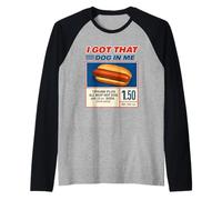 Construyó diferente Vintage. Tengo ese perro en mí Combo de Camiseta Manga Raglan