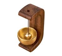 Consultor magnético de la puerta de la puerta de la puerta de madera magnética, carillón de puerta en forma de C,Corte de puerta vintage - CHIMA DE LA PUERTA DE BORDE MAGNÉTICOS MAGNÉTICOS C de madera