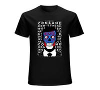 Consume They Live Horror Thriller Birthday Movie Parody Unisex 100% Cotton Short-Sleeve T-Shirts Black XXXL