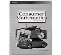 Consumer Mathematics In Christian Perspective Test/Quiz Key (17815201)