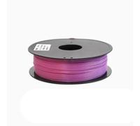 Consumibles de impresión 3D, Cambio de Temperatura PLA de 2 Colores+1.75 mm de Cable Sensible térmico, Material de línea 3D FDM Resistencia a la Resistencia +/- 0.03 mm, 1 kg Campo,Purple Turns Red