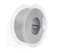 Consumibles de impresión 3D, Material de impresión PETG de 1.75 mm de 1.75 mm, precisión +/- 0.03 mm, Carrete de 1 kg, línea de impresión de Alta Transparencia y Alta Resistencia,Shining Grey