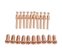 Consumibles de plasma, 20PCS 9-0096 Electrodo 9-0094 Punta de Boquilla para SL40 Cortador Antorcha Conjunto de Reemplazo