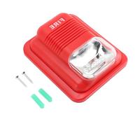 Consumo de energía Emergencias contra incendios con doble adaptación de energía Adecuado para hoteles, apartamentos y oficinas Bocina de alarma contra incendios de doble voltaje