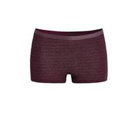 Conta - Calzoncillos térmicos cómodos con algodón natural, ropa interior térmica con aislamiento térmico, ropa interior para mujer, color burdeos, talla 42/L, Bordeaux Striped, 44