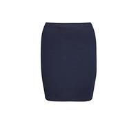 Conta - Falda tubular para mujer, de algodón y elastano, multifuncional: falda, top, extensión de camisa o calentador de riñones, comodidad perfecta, tallas S - XXL, marine, S