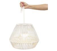 Conta Lámpara colgante de batería 30 (9 W, Blanco, Ø x Al: 40 x 30 cm, Blanco cálido)