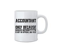 Contable, Solo Porque «Hijo De Puta Cabrón» No Es Un Título De Trabajo. Tazas De Cerámica Único Tazas De Desayuno Divertido Taza Para Té Hogar Leche 330Ml