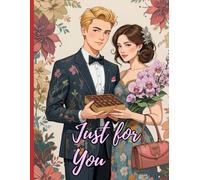 Contact Page: Illustrations of a Blond Man with Chocolates and a Lady with Orchids and a Luxurious Handbag in Multi-Colored Abstract Designs