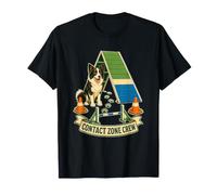 Contact Zone Crew Perro Agility Rampa Camiseta