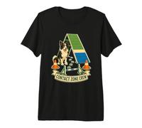 Contact Zone Crew Perro Agility Rampa Camiseta Premium