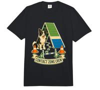 Contact Zone Crew Perro Agility Rampa Comfort Colors Adult Heavyweight T-Shirt