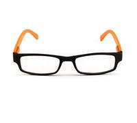 Contacta, One - Gafas de lectura para hombre y mujer, gafas prácticas y funcionales, marco bicolor, color naranja, dioptrías +1,00, paquete con estuche transparente, 21 g