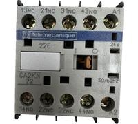 Schneider Electric Contactador auxiliar Telemecanique CA2KN22B7 24 V 50/60 Hz 2 NA + 2 NF 10 A