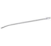 Contacto Acero inoxidable, aguja de trilla, aguja de espiga, aguja para asar, longitud: 20 cm, alambre: 3 mm de diámetro