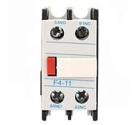 Contacto auxiliar 3 polos normalmente abierto Contactor auxiliar 1NA/1NC - Carga del motor 32A Carga de iluminación 50A | Bobina IEC 660V, 110-120VAC con base de montaje para carril DIN